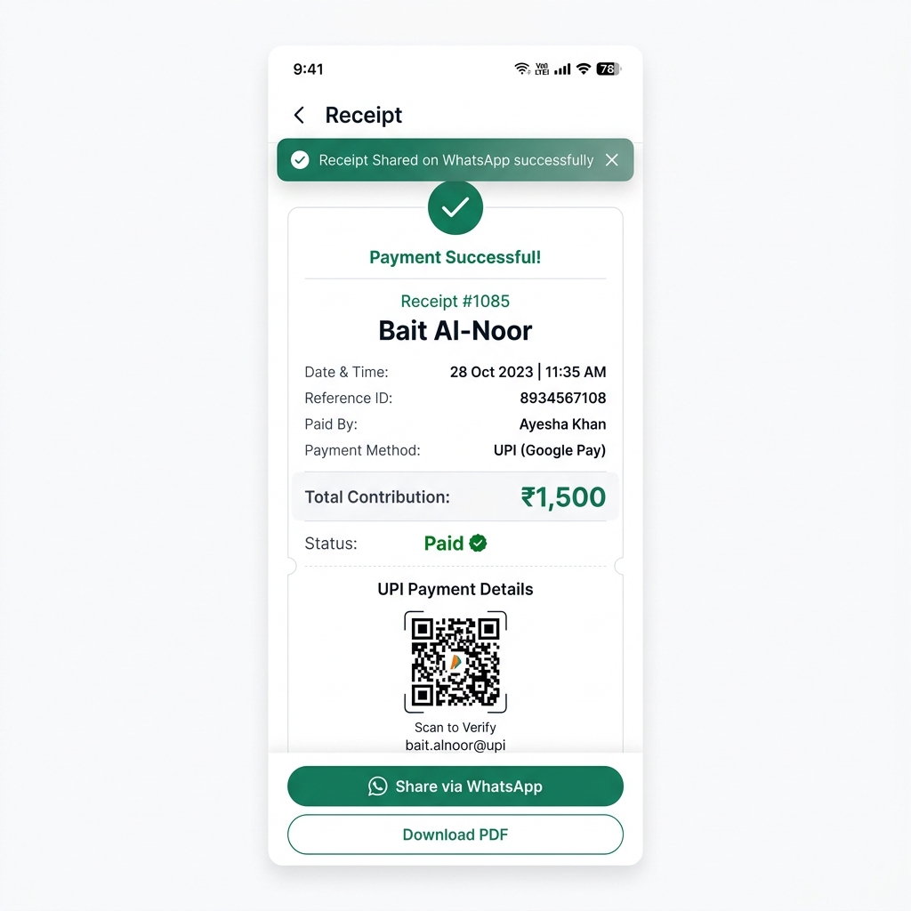 Cash Receipt Mockup